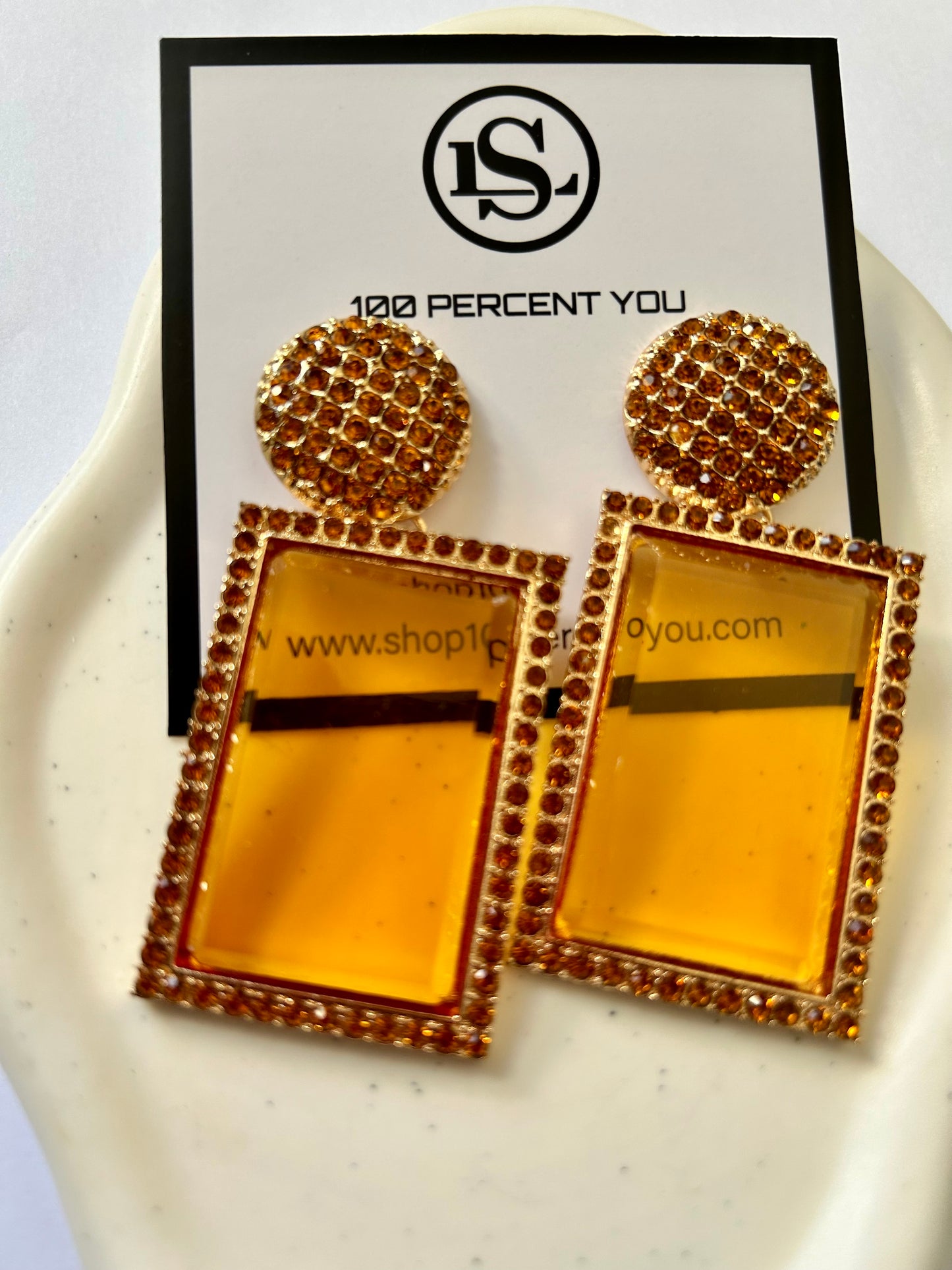 Gold Statement Earrings
