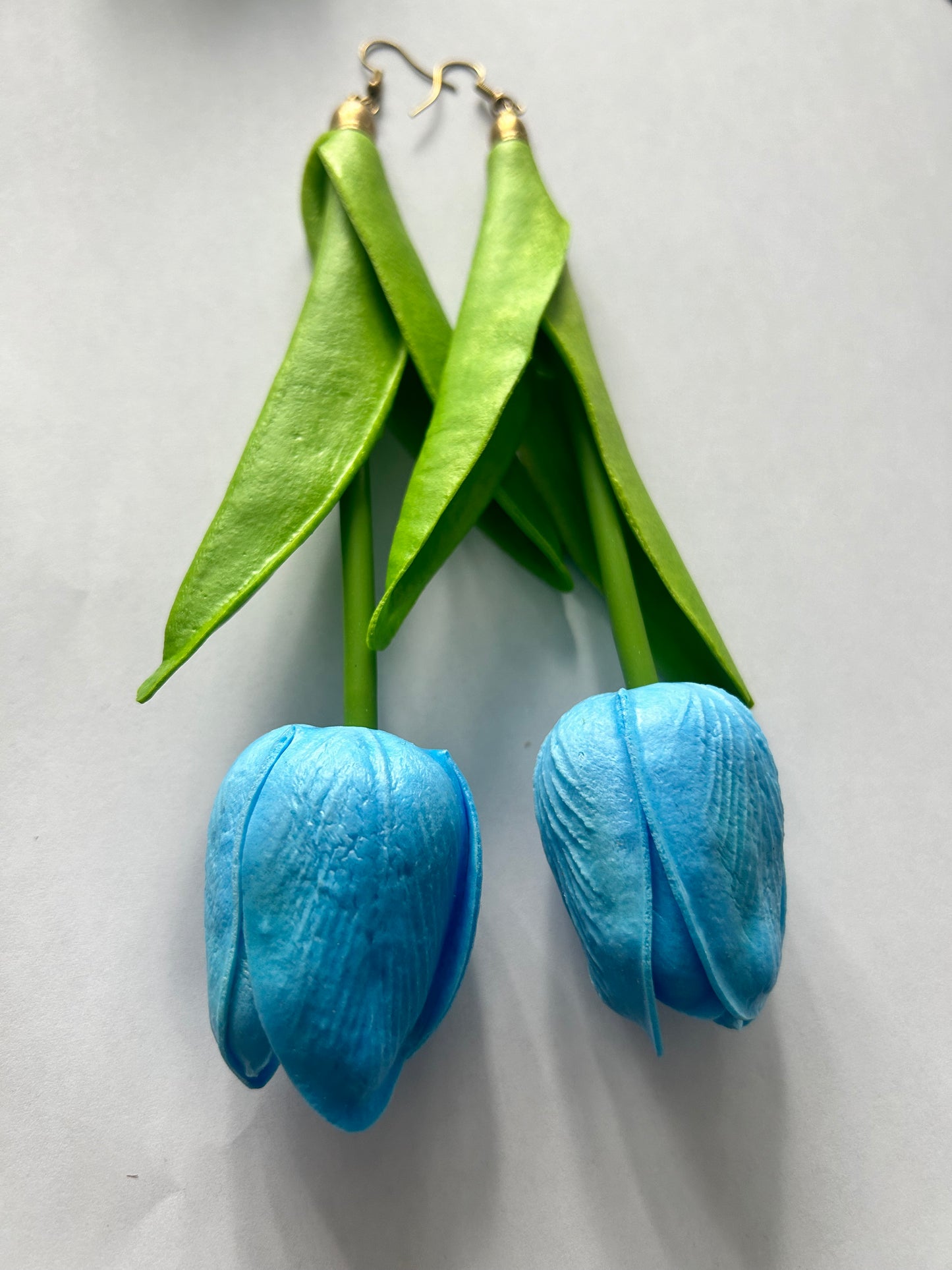 Tulip Flower Drop Earrings