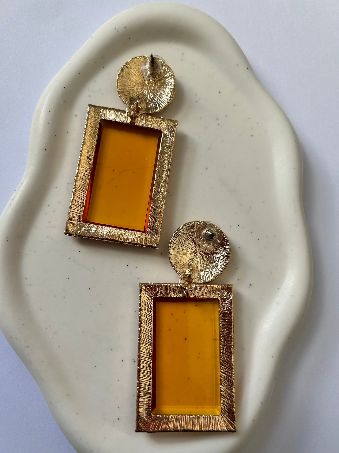 Gold Statement Earrings