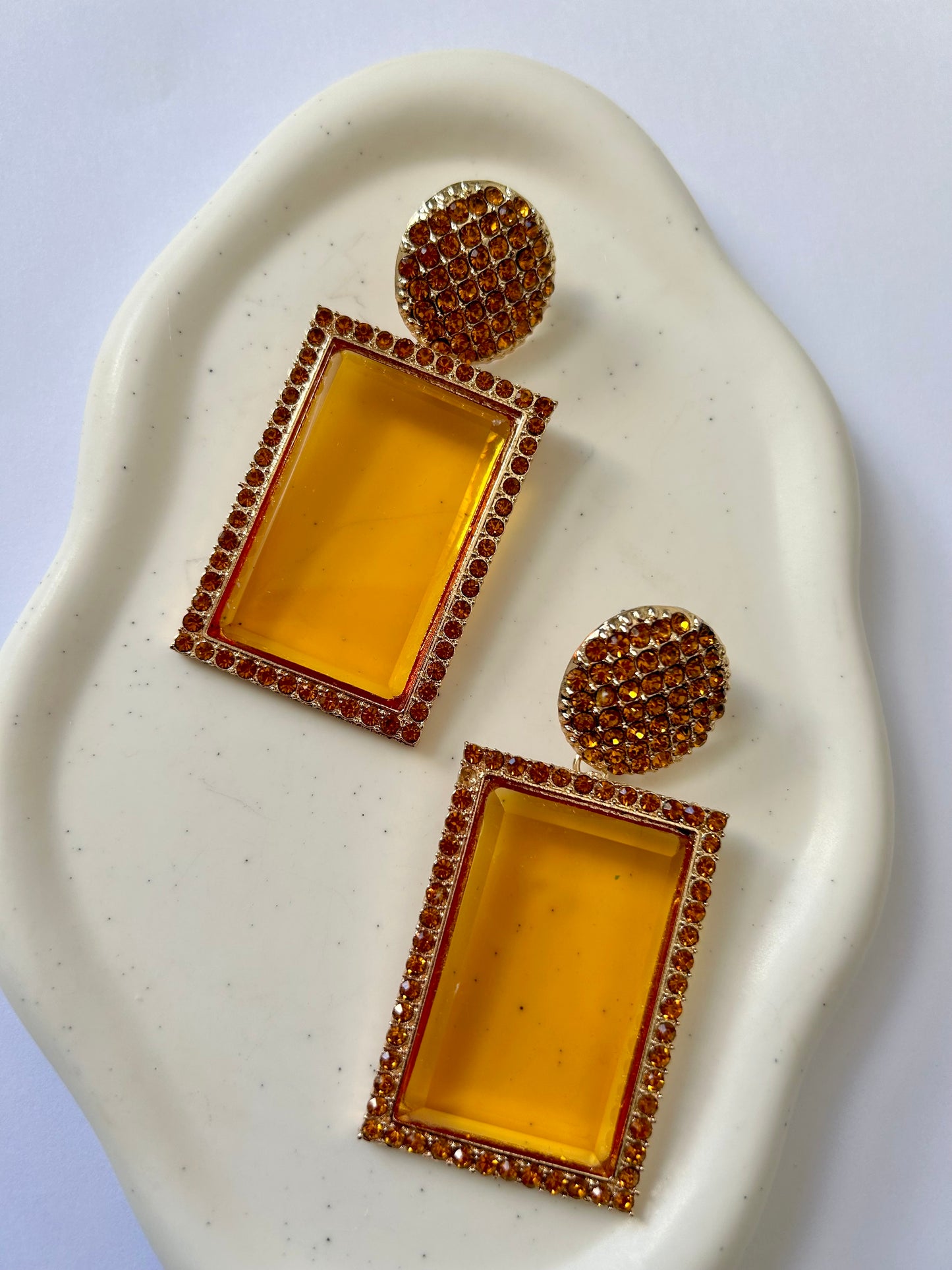 Gold Statement Earrings