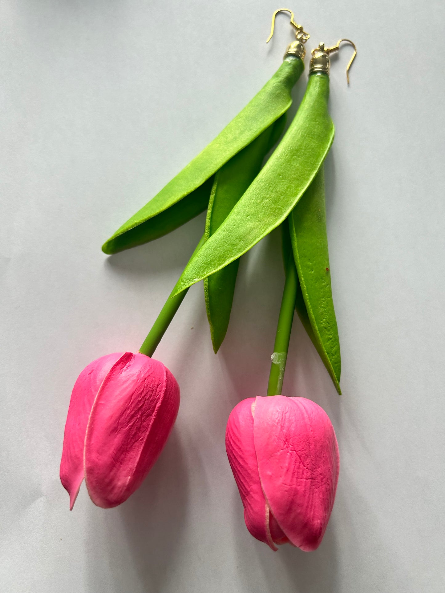 Tulip Flower Drop Earrings