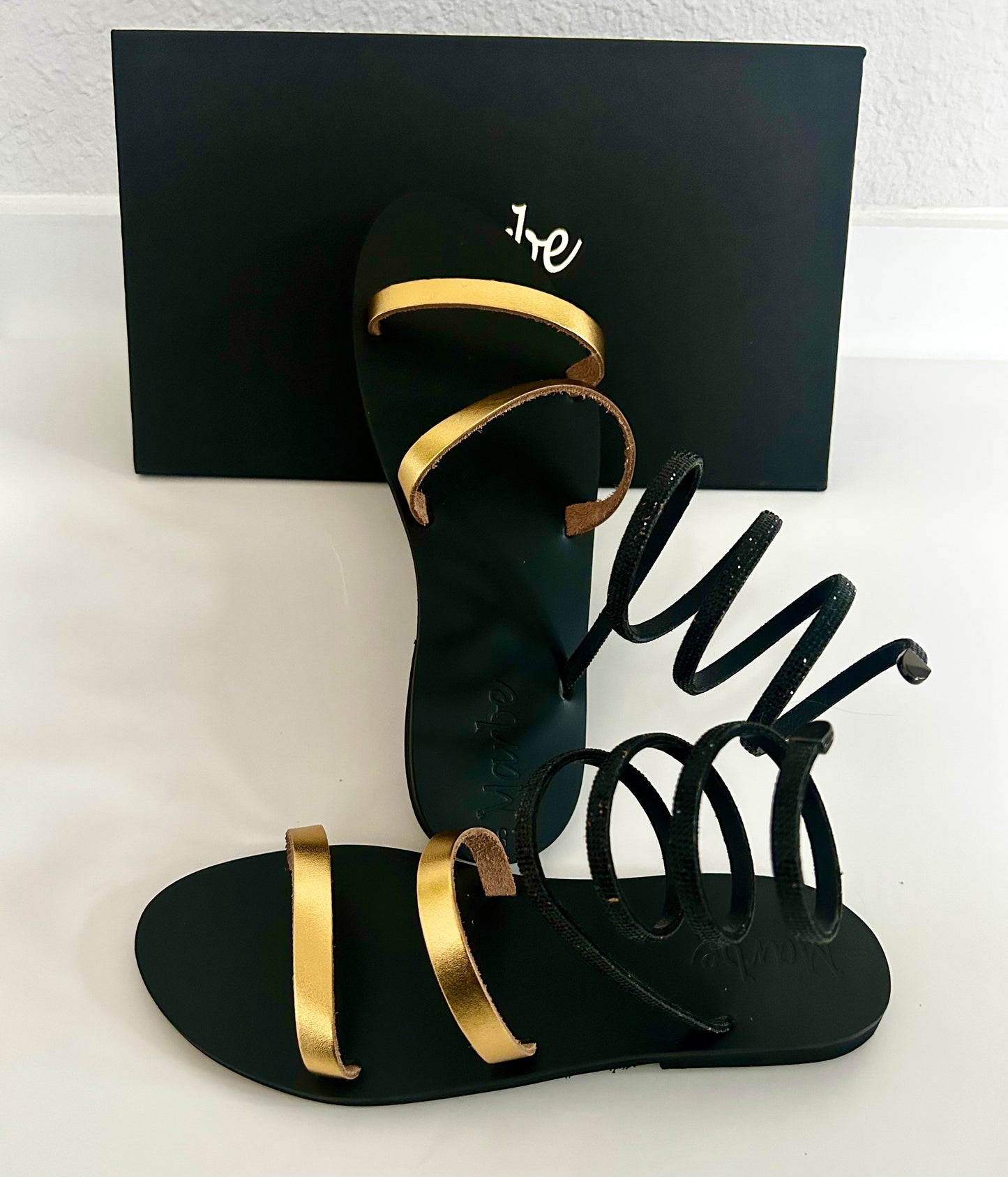 Unique Ankle Greek Sandals - LS 100 Percent You