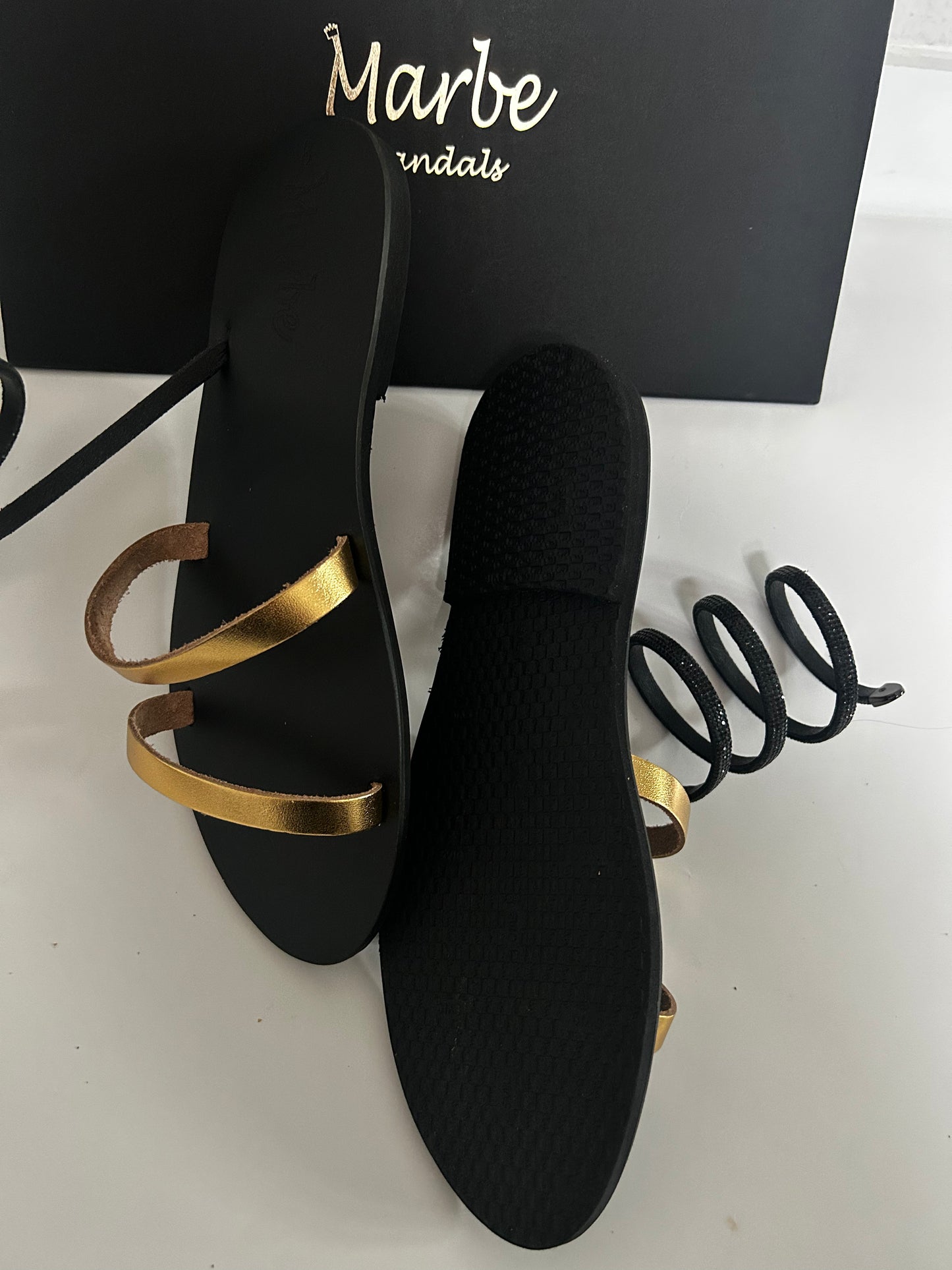 Unique Ankle Greek Sandals - LS 100 Percent You