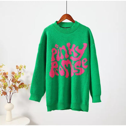 Cashmere Pinky Promise Oversize Sweater - LS 100 Percent You