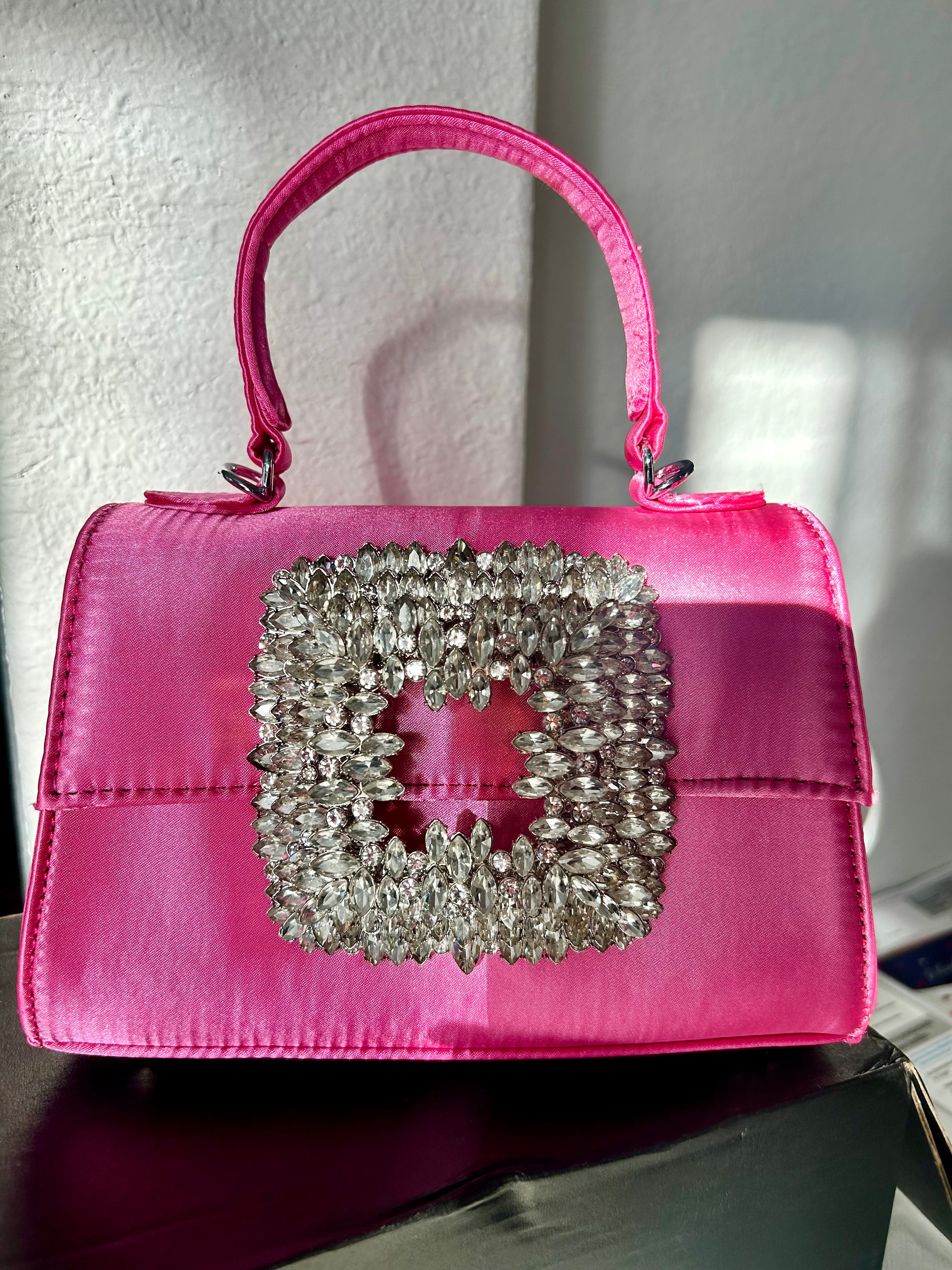 Pink satchel sale