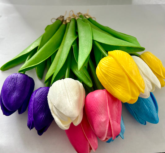 Tulip Flower Earrings