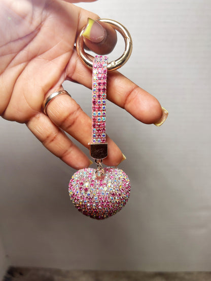 The Luxurious Rhinestone Heart Keychain