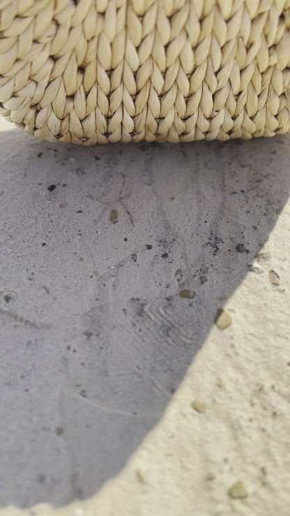 Natural Straw Beach Rattan Tote Handbag