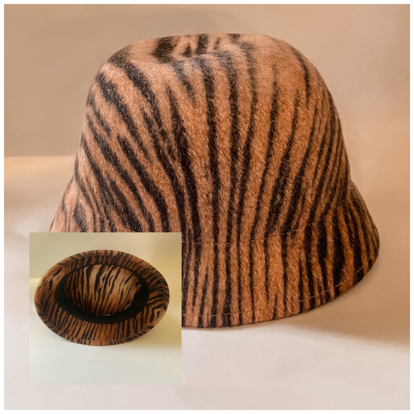 Bell Shape Animal Print Bucket Hat - LS 100 Percent You