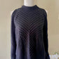 Womens Crew Neck Elegant Cold Shoulder Knitted Loose Sweater - LS 100 Percent You