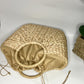 Natural Straw Beach Rattan Tote Handbag - LS 100 Percent You