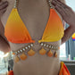 Sunset Shell Push Up Bikini Set - LS 100 Percent You