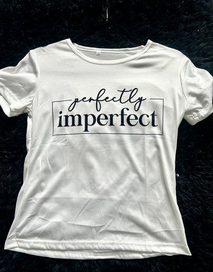 Perfectly Imperfectly Graphic T-Shirts - LS 100 Percent You